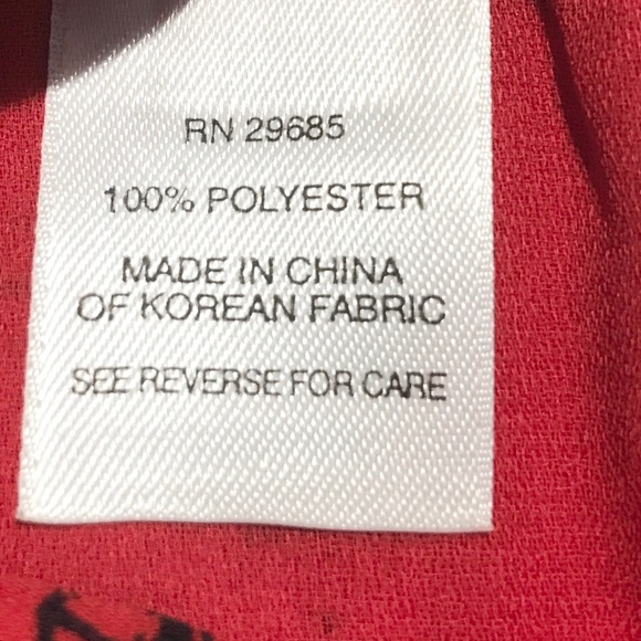 Unique Red Pendleton Print Pleated A-Line Skirt With Drawings of Paris Size 10 - Picture 14 of 14